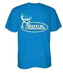 Buck Commander Turquoise T Shirt (Duck Dynasty) Large