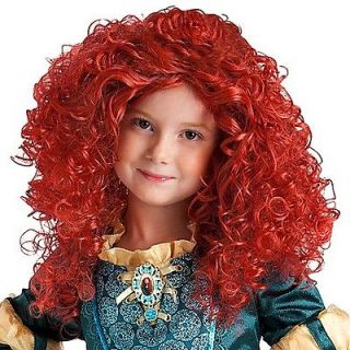 MeRiDa ReD WiG~BRAVE~Cost ume Curls~Princess ~Child~Hair~NW T~Disney
