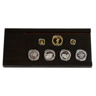 Barcelona Olympic Commemorative Gold/Silver 7 Coins COA & Boxed SET