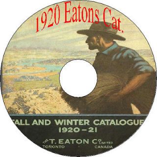 1920 21 Eaton Catalogue Fall & Winter Number 136 Clothes Book Toys
