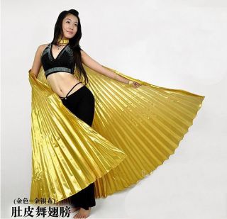 NEW Belly Dance Costume Isis Wings 7 color Silver/gold
