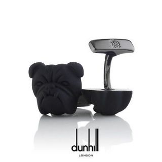 Dunhill Black Bulldog Cufflinks (NEW)  JNN3254K
