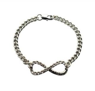 ICED OUT ONE DIRECTION 1D INFINITY DIRECTIONER 4mm/7 LINK CHAIN