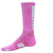 Baseline Elite Socks   Hot Pink/White (Small)   proDRI fabric, 7 Crew