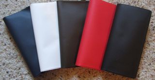 VINYL CHECKBOOK COVER YOUR CHOICE RED, WHITE, BLUE, BROWN OR BLACK