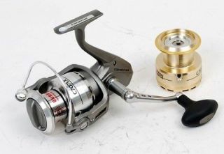 Cardinal 707LX Saltwater Spin Fishing Reel, Extra Gold Spool NEW