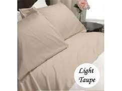 100% COTTON 1000TC COMPLETE BEDDING COLLECTION SOLID LT.TAUPE CHOOSE