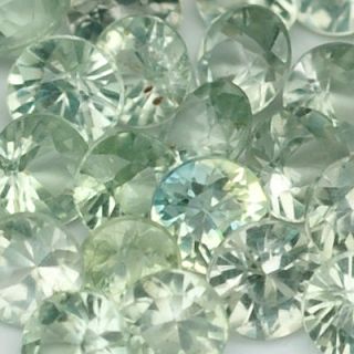 05 Ct. Graceful Natural Gemstone Round Cut Green Sapphire Unheated