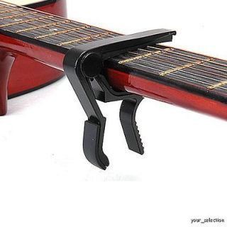 Newly listed Beautiful Black Acoustic Guitar Trigger Capo Tool T043