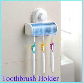 Set Home Bathroom Toothbrush SpinBrush Suction Holder Stand Rack