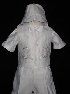 Baby Boy Communion Christening Baptism Outfit Suit set size 01234(0
