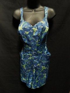 Classic Vintage 1950s Floral Print Rockabilly Playsuit VLV M/30