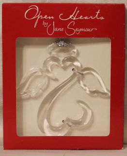 Open Heart by Jane Seymour Clear Ornament New in Box