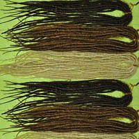 DREADLOCKS DOUBLE ENDED HAIR EXTENSIONS BLONDE 36cm(folded)TANGLE FREE