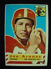 1956 Topps Football Joe Arenas Ed Brown Abe Woodson 49ers Bears Rams