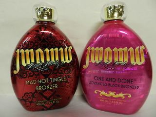 LOT OF 2 AUSTRALIAN GOLD JWOWW MAD HOT & ONE AND DONE BRONZER TANNING