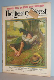 NORMAN ROCKWELL July 29 1922 LITERARY DIGEST Full Mag ~ BOY