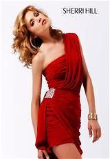 sherri hill #3705 mini prom & pagent dress red regular price $300 our