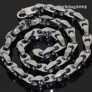 5MM Tungsten Carbide Mens Golf Heavy Link Chain Necklace 14 16 18