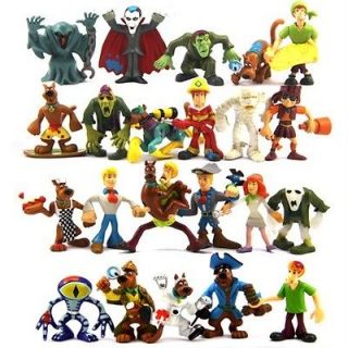 LOT 22 Pcs Scooby Doo SHAGGY DAPHNE FRED VELMA DOG Creeper Figures M46