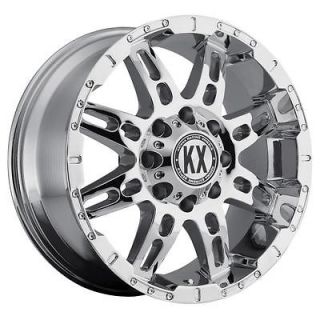 17 inch KX offroad CP34 chrome wheels rims 6x5.5 4 runner fj cruiser