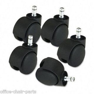 Avenue Trading Office Chair Parts Casters Wheels Rollers 5pc Set NEW