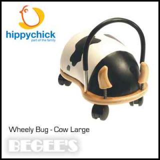 BRAND NEW HIPPYCHICK RIDE ON TOY WHEELY BUG COW LARGE