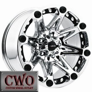 18 Chrome Jester Wheels Rims 6x139.7 6 Lug Titan Tundra GMC Chevy 1500