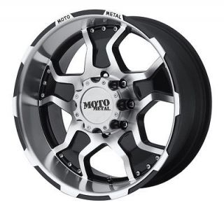 20x9 Moto Metal MO957 Black Wheel/Rim(s) 8x165.1 8 165.1 8x6.5 20 9