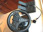 INTERACT V4 FORCE FEEDBACK RACING STEERING WHEEL PEDALS PC ONLY