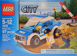 LEGO CITY Police Patrol Car #4436 97 pieces Sheriff and Prisoner