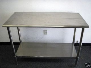 Newly listed ALL STAINLESS STEEL NSF UTILITY TABLE.B GRA DE.FREE