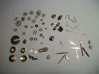 parts 40+ Pieces crafting steampunk Gears Wheels cogs clock parts