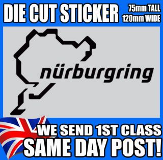 NURBURGRING STICKER Track Race Car Motorsport Decal graphic exterior