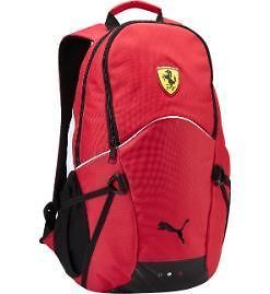 Puma Ferrari Replica Backpack Laptop Bag Red