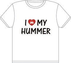 UNISEX I LOVE MY HUMMER T SHIRT H1 H2 H3 LIMO S XXL