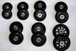 Replacement Luggage / Inline Skate Wheels    New, Set of (2)    FREE