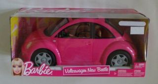 NIB Mattel Barbie Volkswagen New Beetle & Doll Set