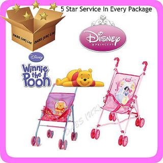 Disney Princess Sweet Stroller Dolls Pram  Winnie The Pooh Girls Toy