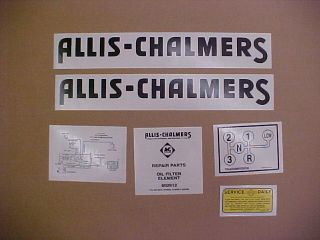 Decal set for Allis Chalmers G decal set, TRACTOR