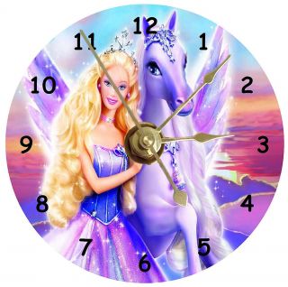 NEW Barbie with Horse CD Clock