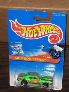 1996 Hot Wheels #399 67 Camaro Mod Bod Series #4 w/clear win, 5SPs