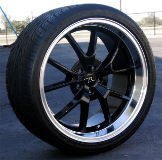 Black FR500 Mustang FR500 Wheels 20x8 5 20x10 and tires 2005 2013 Rims