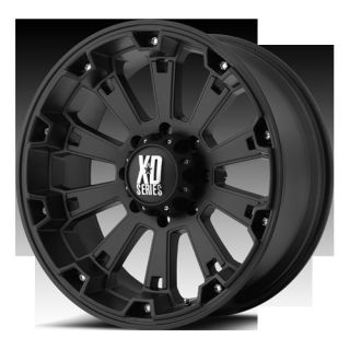 20 inch Black Rims Wheels XD Series Misfit XD800 20x9 XD800 Set of