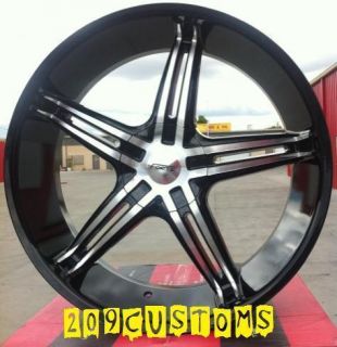 INCH WHEELS AND TIRES FORTE 56 BLACK 5X120 CHEVY CAMARO 2010 2011 2012