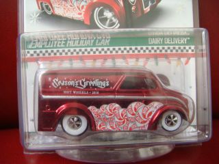 Hot Wheels 2010 Employee Holiday Car Customized Dairy Delivery