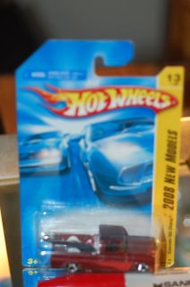 2008 Hot Wheels Custom 62 Chevy Pick Up Truck with Surfboard in Back