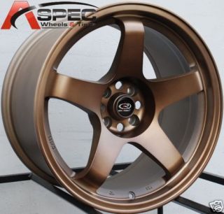 17x9 9 5 Rota P45R Wheel Rims 4x114 3 12mm Sport Bronze