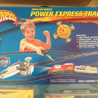Mattel HOT WHEELS Infra Red Remote POWER EXPRESS Train Set   FACTORY