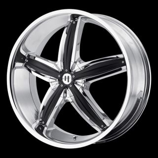 Wheels Rims Helo HE844 Chrome 18 x 8 6x120 Cadillac SRX 3 0